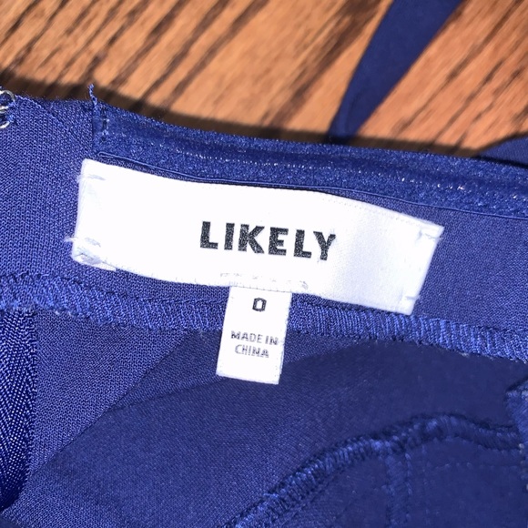 LIKELY Body-con Navy Blue Dress - Picture 3 of 4